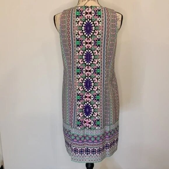 London Times Sleeveless Shift Dress - Picture 2 of 6